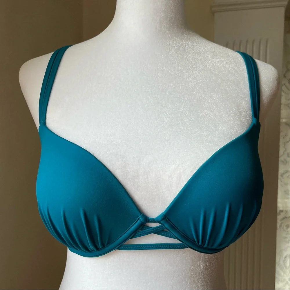 Shade & Shore sexy strappy push up bikini top 36B